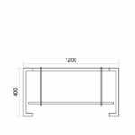 Condenskap 1200x1200x400 mm - Afbeelding 3