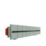 Ergovent instucbaar frameloos lijnrooster 1000 mm | Ø 75 mm | Profile - Afbeelding 2