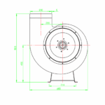 Rotodyne ventilator CV-400/1 | 5000 m3/h | Ø 400 mm - Image 3