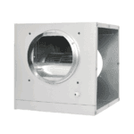 Stalen box met inspectieluik | 4250 m3/h | Ø 355 mm - Afbeelding 2