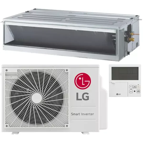 LG Mid static Inverter kanaal airco UM30F-Compact R32 8,0 kW set