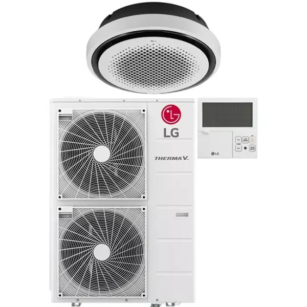 LG Cassette airco met afdekplaat UT36F-S ROND R32 11,0 kW set